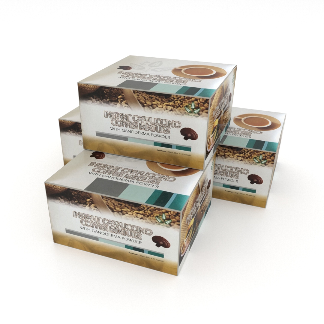Instant Cappuccino with Ganoderma cases